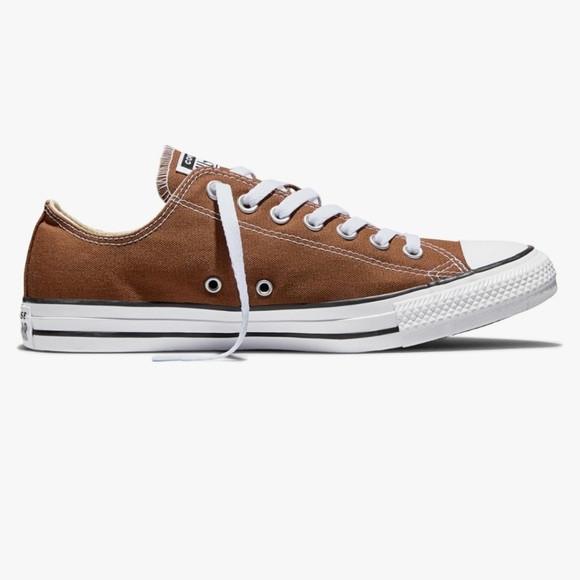 Converse Chuck Taylor All Star Low Top Brown Canvas Sneakers Women’s Size 10 New - Picture 2 of 14
